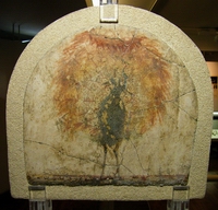 Pavone, affresco da Pompei