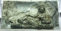 Rilievo argento con figura femminile - I sec. d.C
