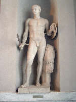 Corpo di Ares con ritratto di Claudio