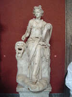 Altra statua di Talia musa della commedia