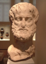 Busto doppia faccia di Aristotele-copia 325-300a.C.
