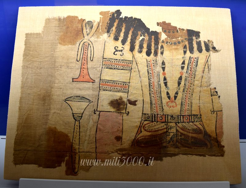 Frammento di sudario del tipo “soter” - Fragment of a “Soter” type shroud frammento sudario