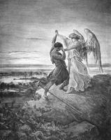  Gustave Doré: La lotta di Giacobbe con l'angelo (1855)