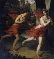 Dafne sfugge Apollo - Robert Lefevre 1810