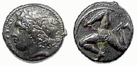 Dracma Siracusano, 336-317 a.C. 