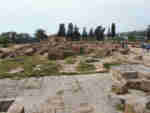 Agrigento, quel che rimane del tempio di Zeus.