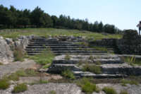 altare e scalinata del tempio di Apollo diriadote (vista frontale)
