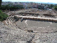 Veduta dall'alto del teatro