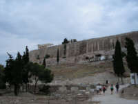 Panoramica dell'Acropoli vista dal teatro di Dioniso