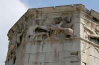 Uno dei lati della Torre dei Venti