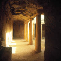 Tombe dei Re – Pafos. Immagine gentilmente fornita dall'Ente Nazionale per il Turismo di Cipro.
