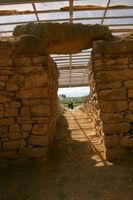 Vista dall'interno del tholos