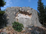 Nauplia, Leone dei Bavaresi (scolpito nella roccia).
