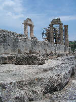 Tempio di Zeus, restauri al 2006.