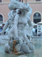 La fontana di Nettuno e le statue di di Gregorio Zappalà