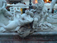 La fontana di Nettuno e le statue di di Gregorio Zappalà