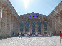 Interno del tempio dorico