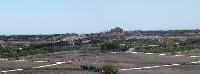 panoramica dell'acropoli e delle mura. 