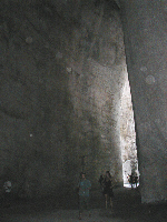 Orecchio di Dionisio, veduta dall'interno