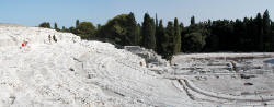 Teatro greco vista parziale dall'alto