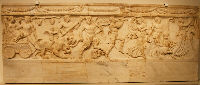 Sarcofago raffigurante mito di Dioniso e Arianna