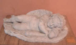 Eros dormiente con gli attributi di Eracle