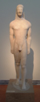 Kouros trovato a Thira - 590-570 a.C.