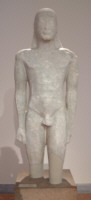 Kouros -  Marmo di Beozia 590-570 a.C.