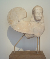 Sfinge ritrovata ad Atene - VI sec. a.C