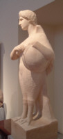 Statua funebre di Sirena - 330-320 a.C