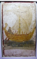 Nave oneraria - Affresco da Pompei