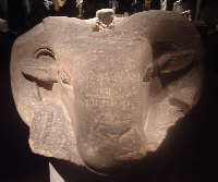 L'ariete sacro al dio Amon, veniva posto lungo la via d'ingresso agli edifici di culto