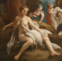 Leda e il cigno (particolare)