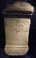 Altare dedicato a Endovelico da Marco Lucio Nigellio, per la salute di Licinia Marciana II sec. d.C.