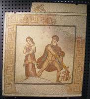 Mosaico romano con Ercole furioso III/IV sec. d.C.