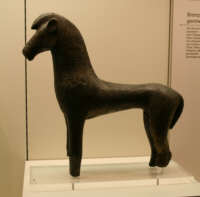 bronzetto raffigurante un cavallo
