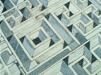 Pavimento labirintico, part. (Francesco Celebrano, dal 1765 al 1771 ca.)