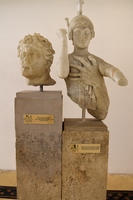 Marble group of The stealing of Palladio - Statue of  Palladio (Trojan Athena simulacrum). Tiberian age
