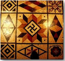 Mosaico gallico. Museo di Lione