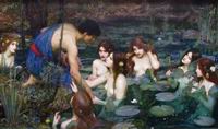 John William Waterhouse - Hylas and the Nymphs Ila e le Naiadi